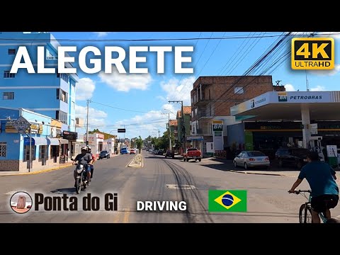 ALEGRETE #driving [saliendo de esta CIUDAD BRASILERA] 2024 4k UHD  RIO GRANDE DO SUL - BRASIL