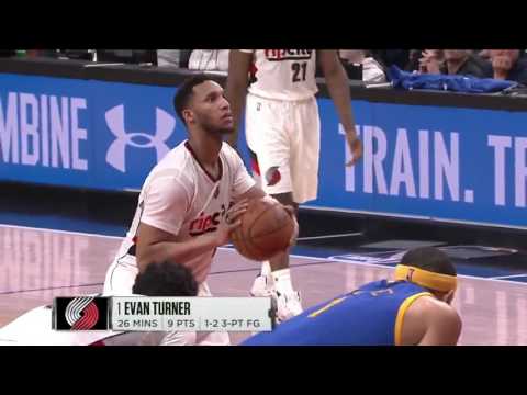Evan Turner vs Golden State Warriors 22.04.2017 (17Pts) (Round 1 - Game 3)
