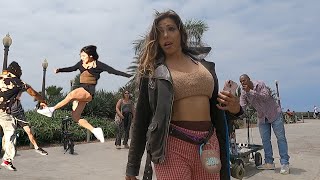 Crazy Yelling, Kung-Fu Fighting, Daisy the Venice Healer, & more fill Santa Monica's Palisades Park