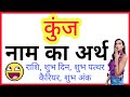 KUNJ KA ARTH KYA HOTA HAI KUNJ KA ARTH KUNJ NAAM KA MATLAB KUNJ WHATSAPP STATUS