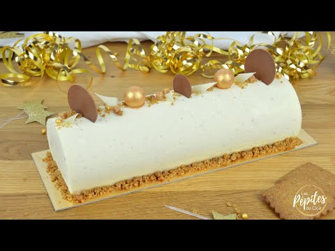 Recette Bûche caramel pomme et vanille