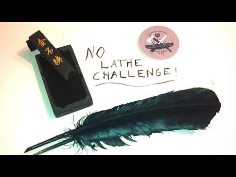 No Lathe Pen Challenge: Making A Feather Quill