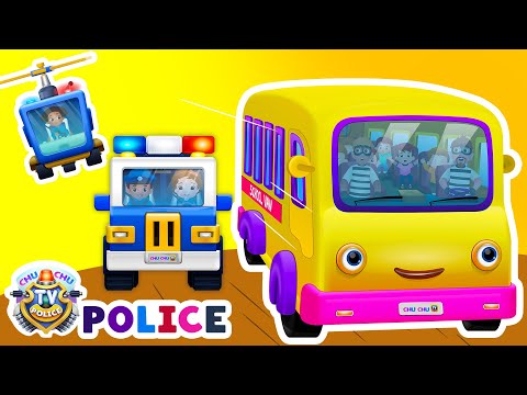 ChuChu TV Police Save the School Children - Narrative Story - Fun Cartoons for Kids