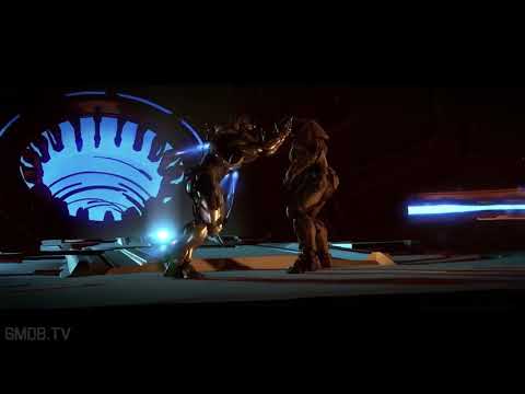 Halo Locke breaks Master Cheif's helmet