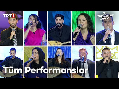 Süper Finalin Tüm Performansları 🎶 - Sen Türkülerini Söyle @trt1