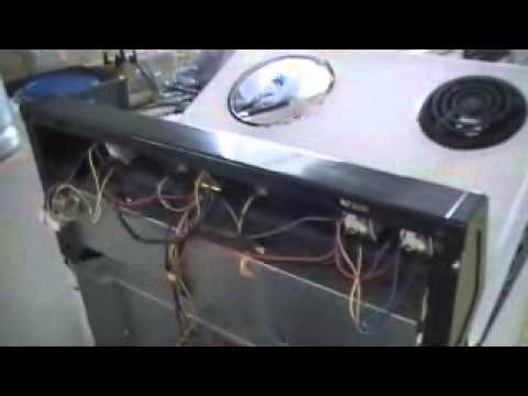 Repairing A Stove With a Burner Light That Stays On