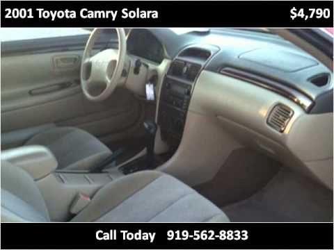 Thumbnail for 2001 Toyota Camry Solara Used Cars knightdale NC by Toyota Camry Solara