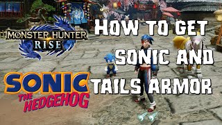 How to get the Sonic and Tails Layered Armor in Monster Hunter Rise