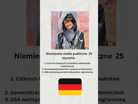 Niemieckie media publiczne 25 stycznia