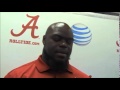Alabama football players react to speech by Lone.