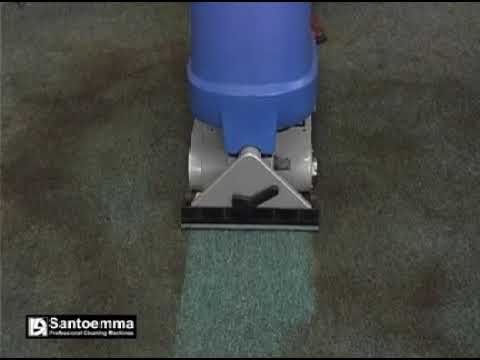 Machine d'injection-extraction compacte - SHARON BRUSH avec brosse tournante pour nettoyage moquette et carrelage_4