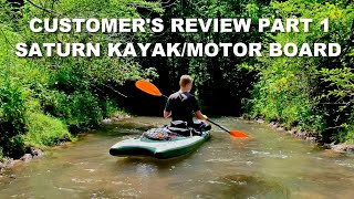 Download lagu Customer's review of Saturn Motor SUP Paddle Board / Kayak. PART 1 mp3