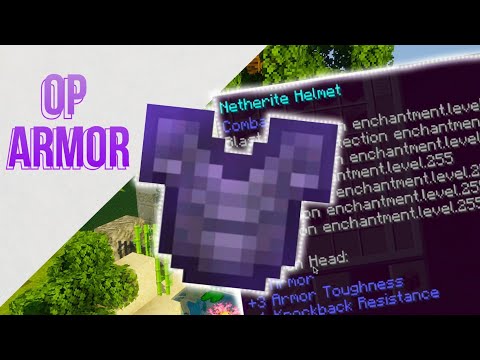 How to get Op Armor in Vanilla Minecraft (Commands 1.19)