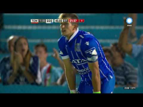 Campeonato de Primera División – Fecha 13 – Godoy Cruz vs Temperley - Gol de Figueroa