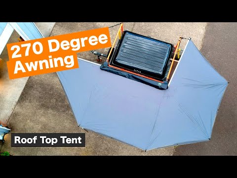 OVS 270 Degree Awning - Install & First Camp Trip - TUFF STUFF ALPHA - Part 5