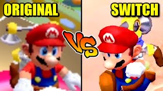 Super Mario 3D All-Stars - Game Comparison (Switch VS N64, GameCube, Wii)