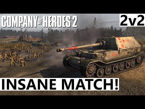 Insane Match! - Company of Heroes 2 - 2v2