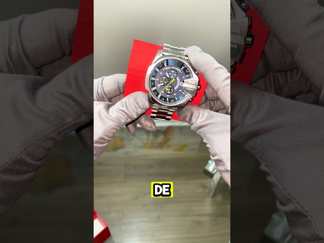 Vídeo relacionado con Diesel Relojes de pulsera para hombre, 26 mm, acero inoxidable, correa de repuesto original para DZ4309, Negro, Correa