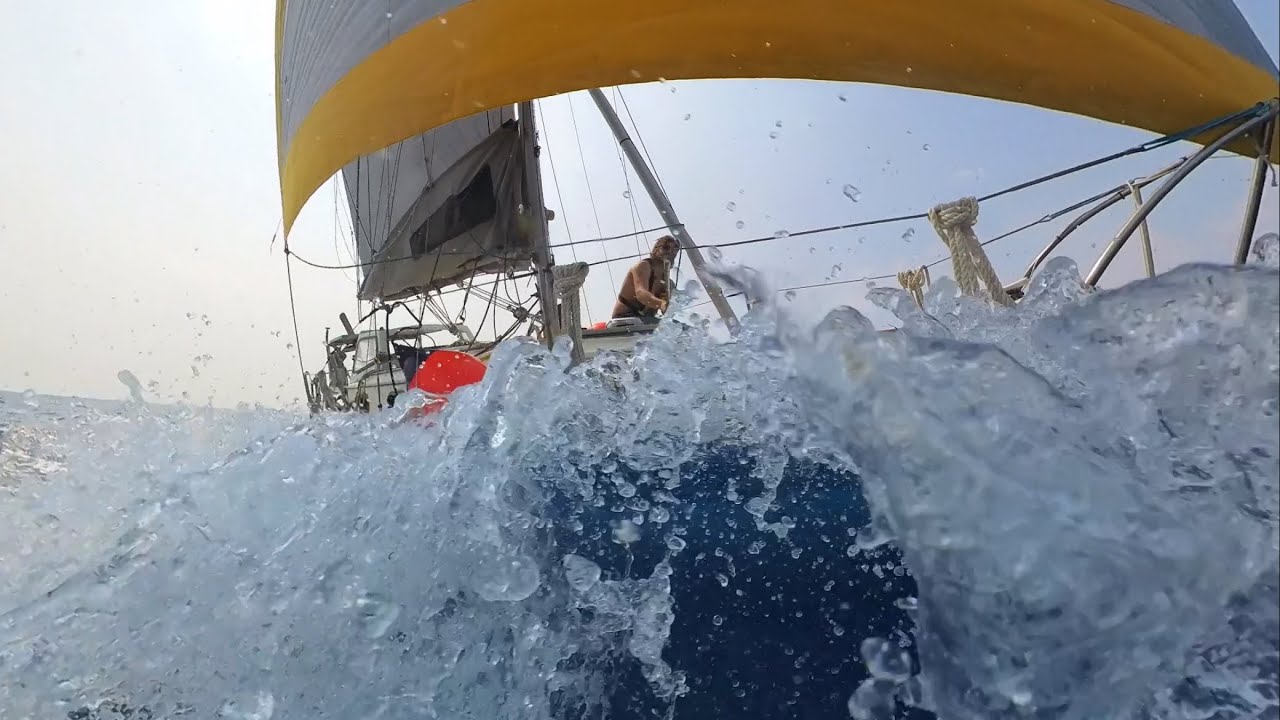 4 day solo passage to the Greek town of Vasiliki 🇬🇷 & sailing cats with ​⁠@JOYRIDER TV