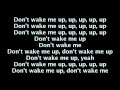 Chris Brown - Don't Wake Me Up (Lyrics On Screen) [Fortune]