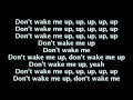 Chris Brown - Don't Wake Me Up (Lyrics On Screen) [Fortune]