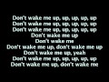 Chris Brown - Don't Wake Me Up (Lyrics On ...