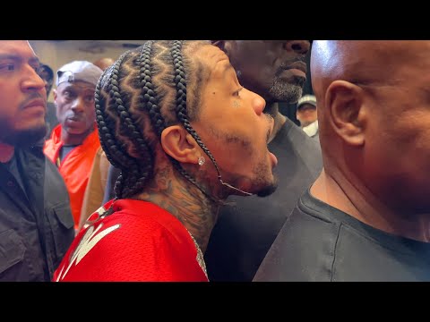Gervonta Davis CRASHES Frank Martin interview as things get HEATED!