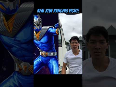 Real Blue Rangers FIGHT! #Shorts #PowerRangers #BlueRanger #Fight
