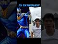 Real Blue Rangers FIGHT Shorts PowerRangers BlueRanger Fight