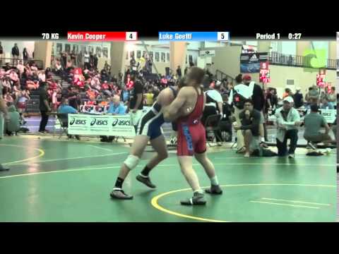 70 KG Kevin Cooper vs  Luke Goettl