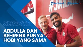 Selain Sepak Bola, Abdulla Yusuf Helal dan Hanno Behrens Terlihat Kompak dengan Punya Hobi yang Sama