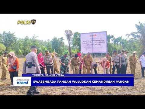KAPOLRESTA TIDORE PELUNCURAN PROGRAM KETAHANAN PANGAN