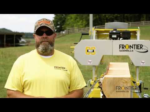 Frontier Sawmills Tech Tip - Sawing Alone?  Here Are Some Tips to Make It Easier