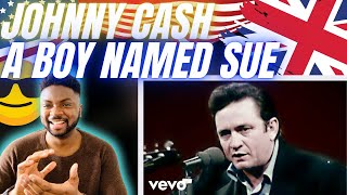 🇬🇧BRIT Reacts To JOHNNY CASH - A BOY NAMED SUE!