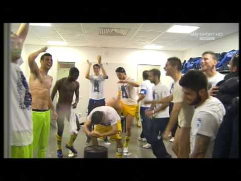 Sampdoria 1-3 Pescara - Festeggiamenti a fine partita PARTE 2   20-5-2012