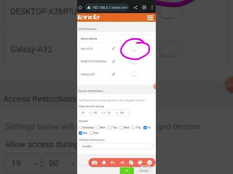 tenda wifi parental control. #shorts #shortsvideo #short