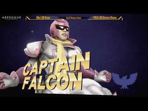 ARP [Wii U] - GNe | GR Krow (Diddy Kong) vs PBLK | NG Benson Obama (Mario) - Top 12 Winners Semis