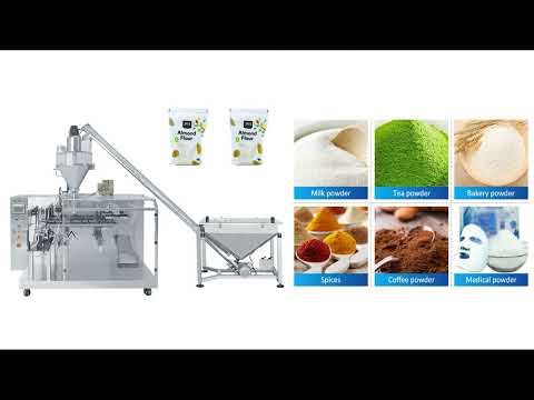 Empaquetadora de bolsas con cremallera doypack para alimentos para mascotas, galletas, dulces