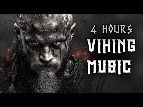 4 Hours Compilation of Dark Norse Folk and Deep Viking Music Nordic War Drums