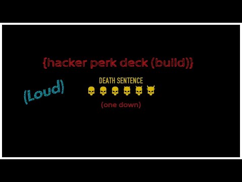 Payday 2 hacker perk deck build (ds od) 2020 (ps4)