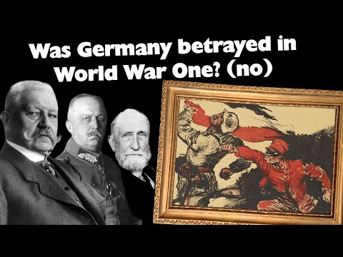 The Stab-in-the-back Conspiracy Theory