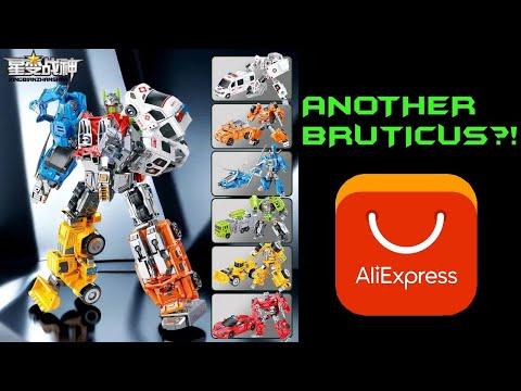 ANOTHER BRUTICUS?! | 6-in-1 King Bianzhanshen | #transformers #aliexpress