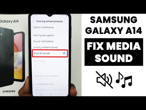 Samsung A14: Fix Media Sound Not Working - Volume Problem Solved
