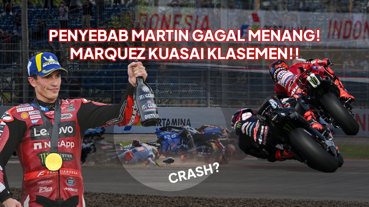 MARC MARQUEZ MENANG! Jorge Martin Kehilangan Segalanya di Mandalika 2026!