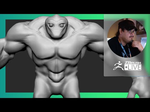 Enter the ZBHO Dojo and Create a Tanky Character #withme! - Spicer McLeroy - ZBrush 2021.6