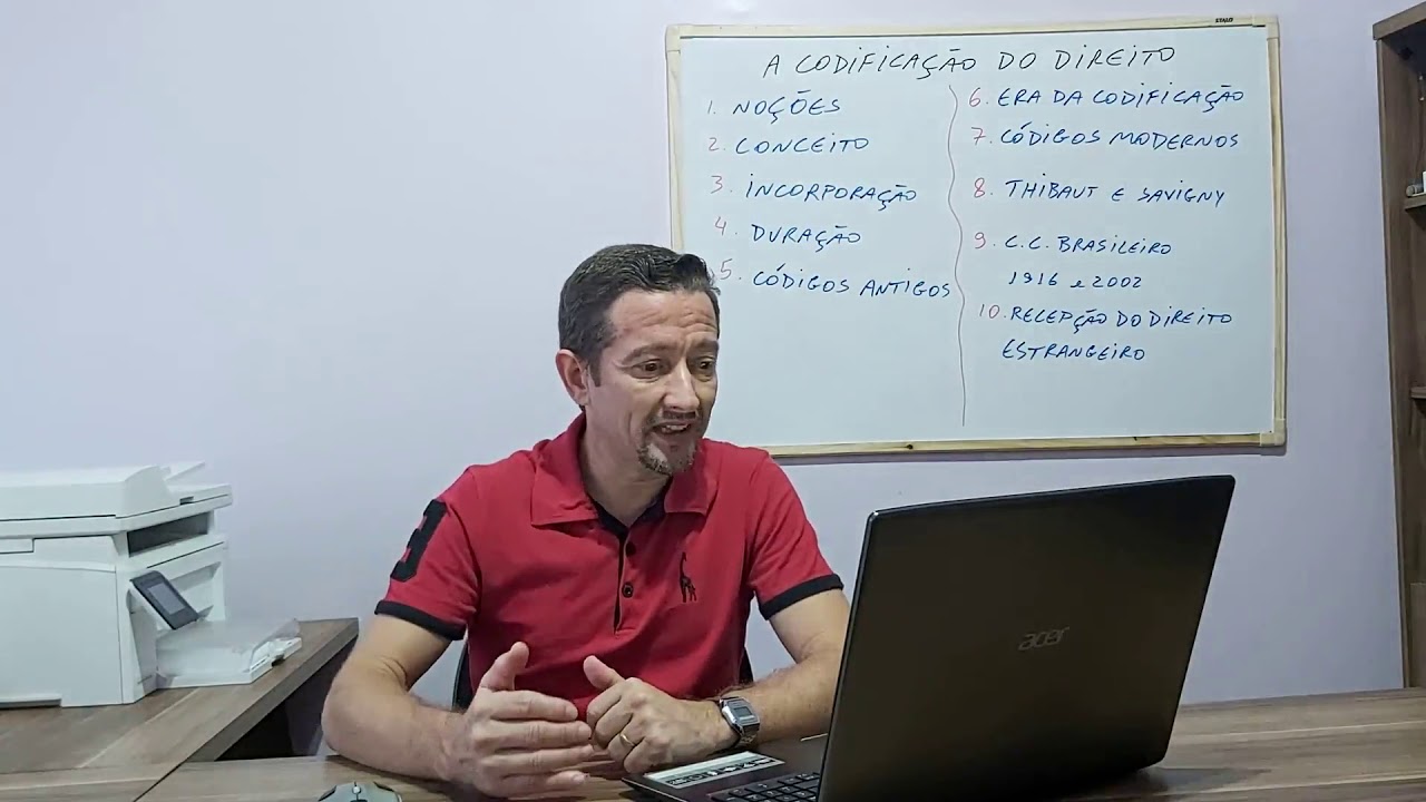 A CODIFICAÇÃO DO DIREITO  - PARTE 01