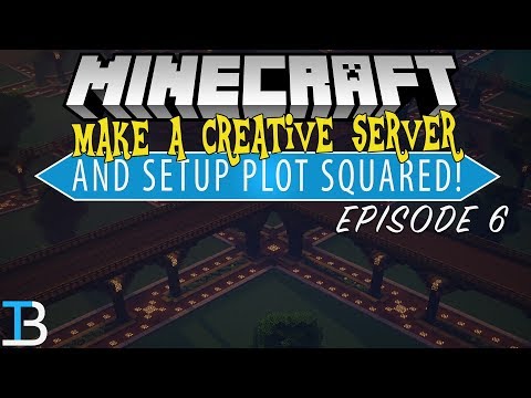How To Make A Creative Minecraft Server (How To Setup PlotSquared on Your Minecraft Server!)
