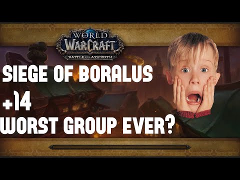 WORST GROUP IN THE HISTORY OF MYTHIC+??? (Siege of Boralus +14)