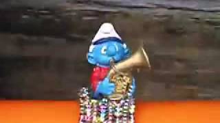 Textile Smurf Band- I Puffi Sprecati