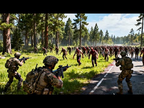Trapped in an Old Gas Station: Survival Against a Crowd of Corpses - ArmA 3 – Zombies & Demons